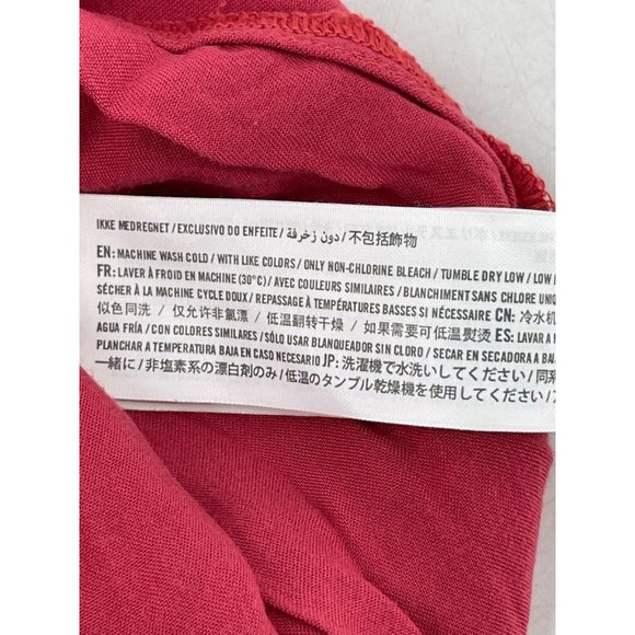 Hollister Women's Red Floral Lightweight Pull On Ruffle Skirt Size Medium - Picture 6 of 9